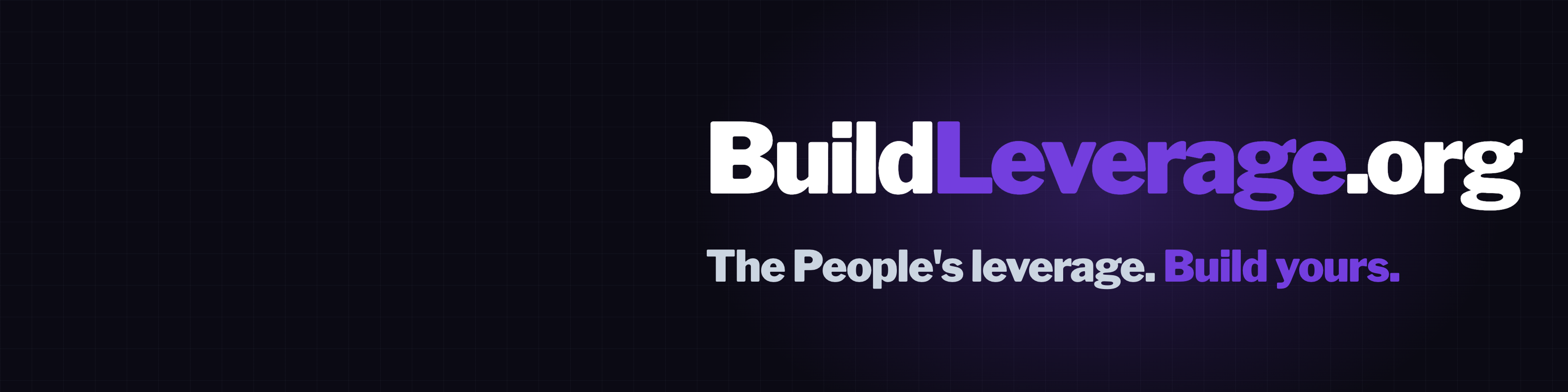 BuildLeverage.org LinkedIn profile cover